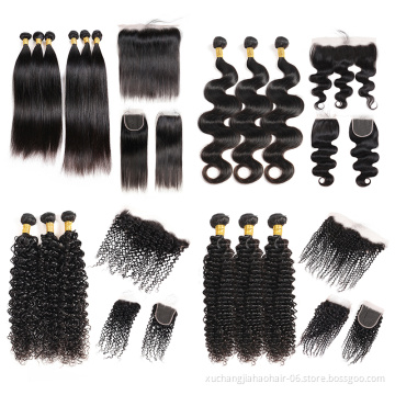 28 30 32inches Human Hair Lace Closure 2x6 4x6 Lace Closure 5x5 6x6 7x7 All Size Lace Closure Straight Body With Baby Hair